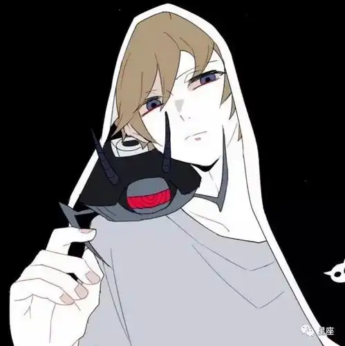 动漫男生头像帅气冷酷黑