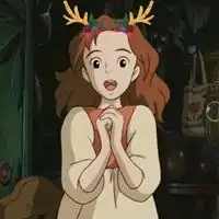 卡通圣诞头像女卡通可爱圣诞节女生头像