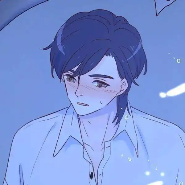 蓝色系女生头像可爱版动