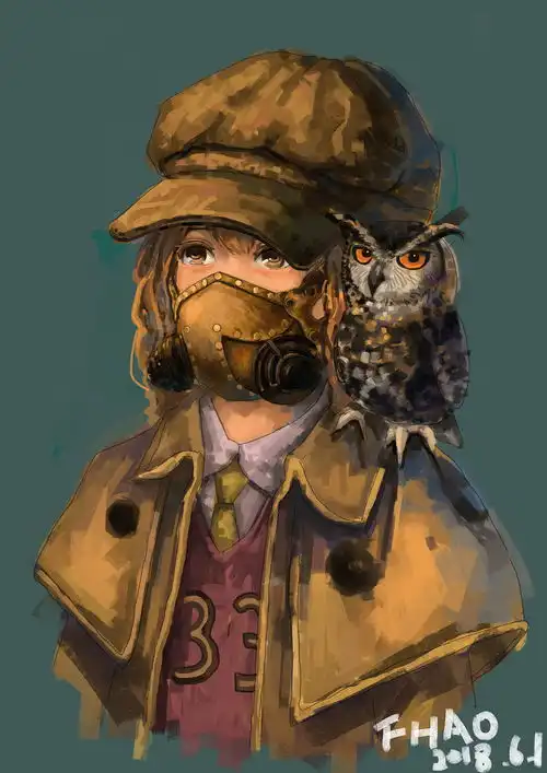 原创男生头像系列蒸汽朋