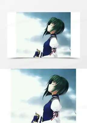 绿系女生动漫人物图片头