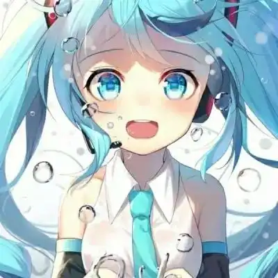 头像舍精美初音未来蓝色系头像壁纸开心搞笑文案短句