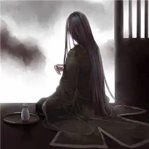 黑色系女生头像古风喇叭