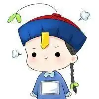 脑门贴人民币卡通小僵尸微信头像