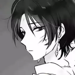 黑白高冷系动漫男生头像失望攒够了,心寒了,就放手了