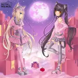 谁可以发些有猫耳的长发少女动漫图片