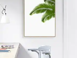 北欧简约清新绿色植物装饰画无框画图片下载植物花卉装饰画大全北欧装饰画编号16417476