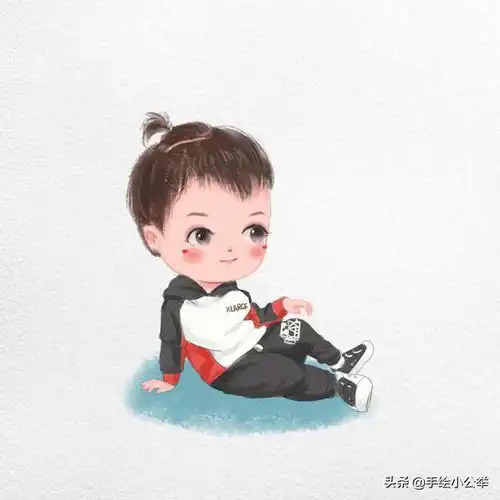 换个头像吧,一家四口五口萌娃卡通全家福头像,看着又可爱又好看