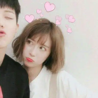 萌系二人情侣图片qq头像