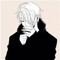 卡通烟男生头像qq头像