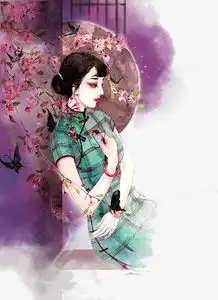 中国风美女png图片素材免费下载psd格式熊猫办公