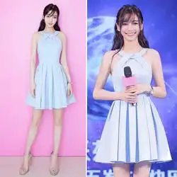 闺蜜重聚倪妮baby谁的造型更有少女感