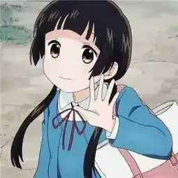 二次元卡通呆萌女生微信头像二次元少女系列微信头像