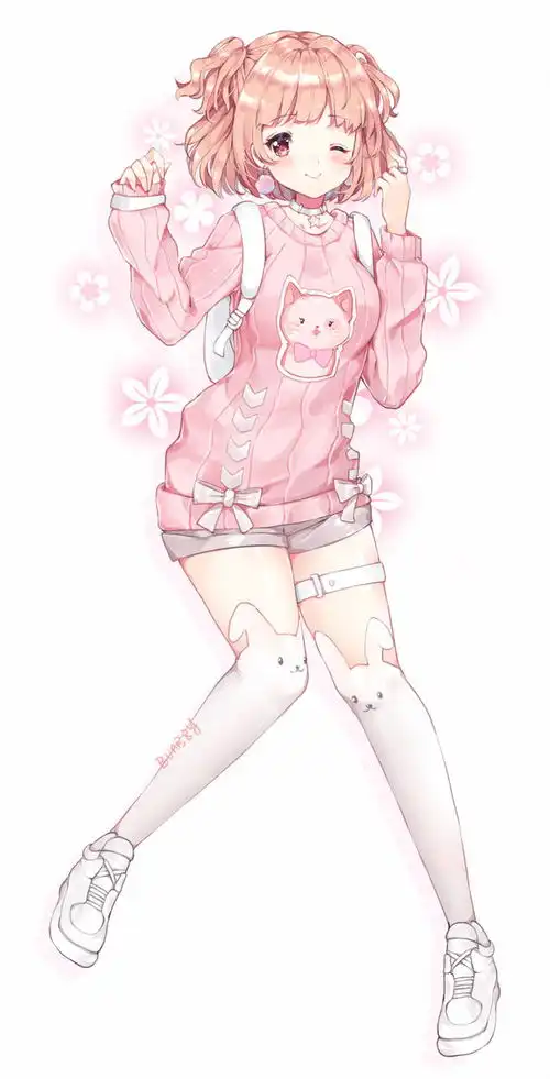 二次元女头像可爱萌系壁