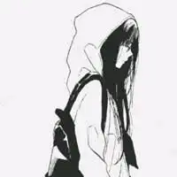 素描头像男生黑白卡通动