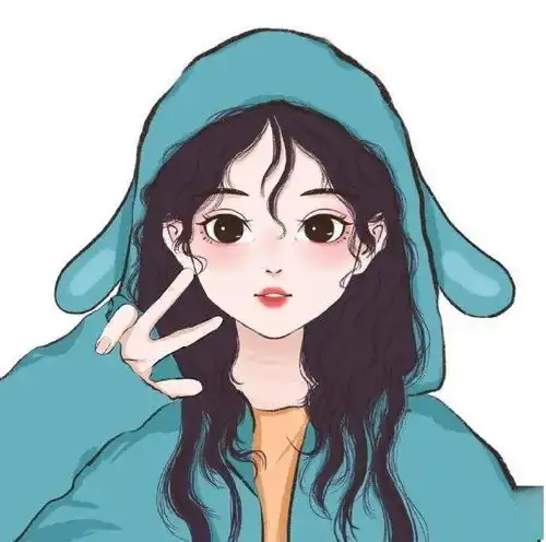 qq头像女生呆萌卡通文案