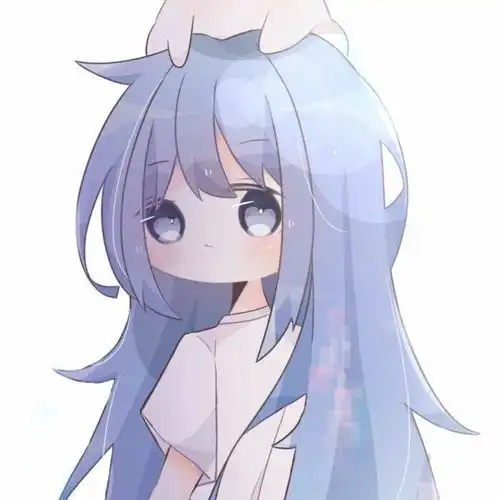 蓝色系治愈意境孤独头像