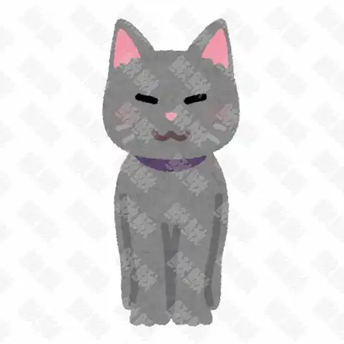 灰色小猫侧正上下视图猫咪小猫手绘卡通插画手绘png儿童插画免扣素材6阿猫阿狗