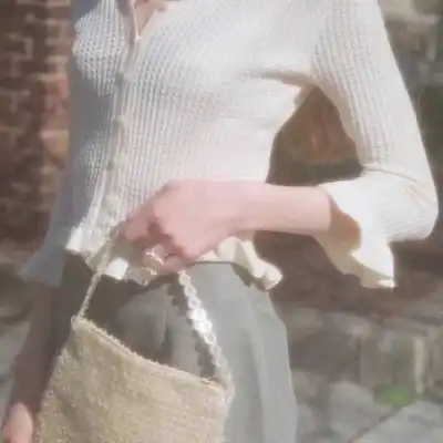 女生头像绿色系仙女味唯