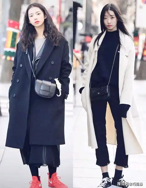 春季如何把黑色穿的很时尚跟着韩国街拍学搭配,上身时髦还好看