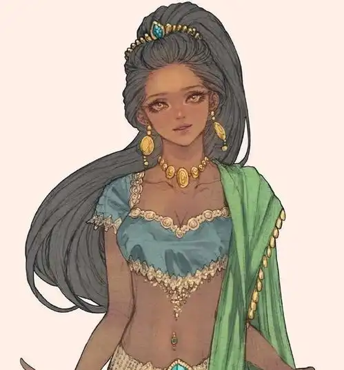 手绘版迪士尼公主上场,白雪手捧水晶鞋高贵,爱丽儿性感小巧迷人