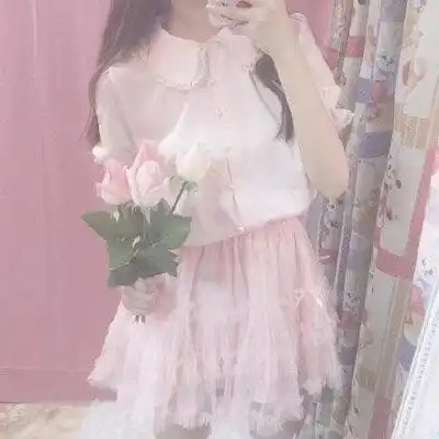 女生头像少女系粉色