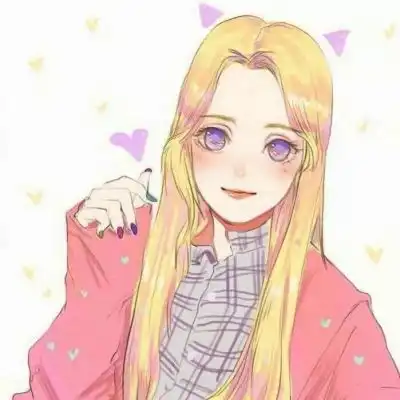 动漫微信头像粉色系女生动漫少女粉色可爱