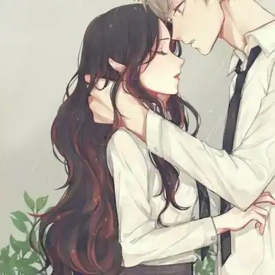 齐烟动漫情侣头像鸭