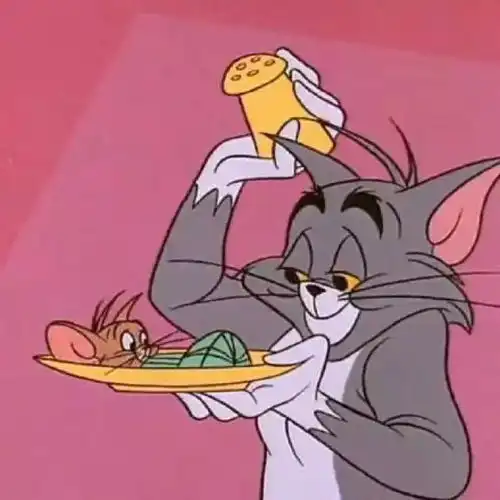 绿色系的闺蜜头像动漫猫