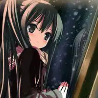 温柔伤感女生动漫头像