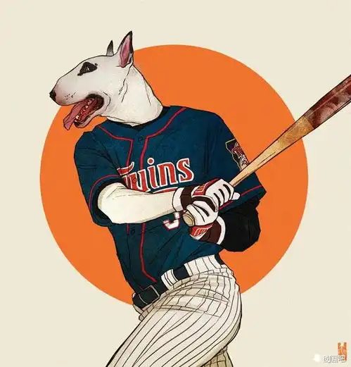 动物拟人化系列插画来自插画师kimnguyen