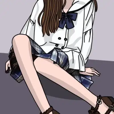 韩系原宿少女动漫头像画