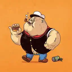 可爱胖嘟嘟胖萌的漫画角色插画part1