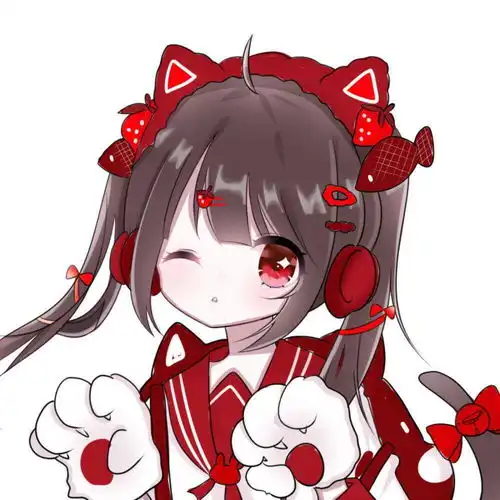 红色系卡通头像可爱萌mo