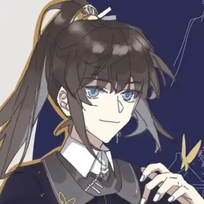 画q版萌系小女孩古风头