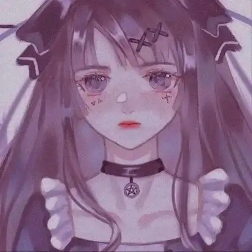 丧头像动漫女头闺蜜头像