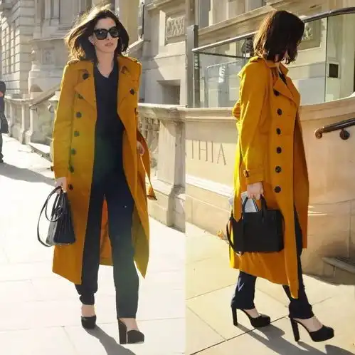 秋天别再穿错颜色了,一抹黄色就能让你在人群中脱颖而出
