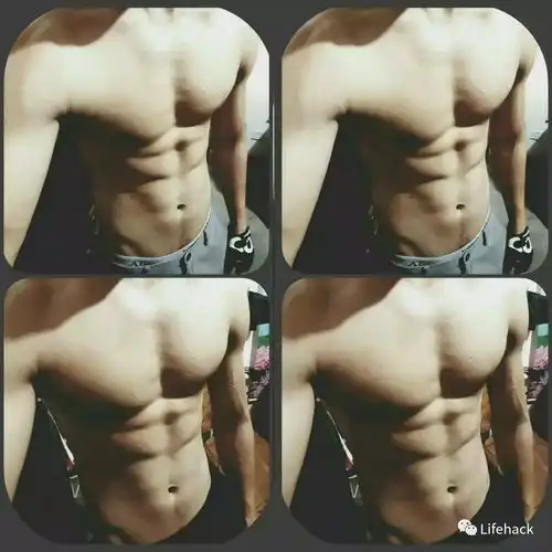 男生腹肌很明显,是种怎样的体验