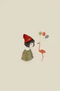 小女孩系列手绘背景皮肤朦胧的还记得你当初的模样