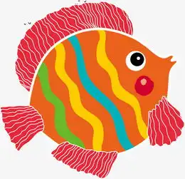 橙色卡通小鱼素材图片免费下载高清png千库网图片编号9134135