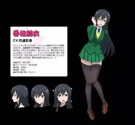 红色衣服动漫头像女生黑