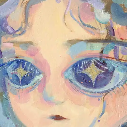 艺术家推荐丙烯女孩系列