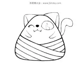 动漫人物粽子系列卡通小猫粽