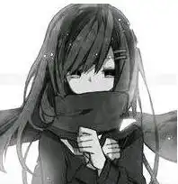 情侣头像黑色系简约动漫