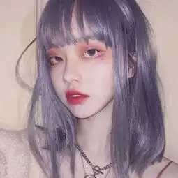 染发酷酷女生头像