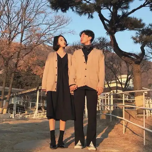 道系穿搭中国风情侣头像