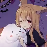 女生头像动漫可爱呆萌紫