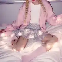 小可爱系列原宿风女生头像韩版蔷薇纪锦静谧不觉情