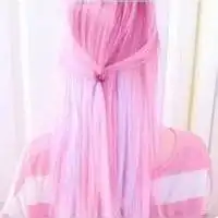 头像粉色系背影女生