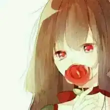 动漫情头一个手拿蓝色玫瑰一个手拿红玫瑰